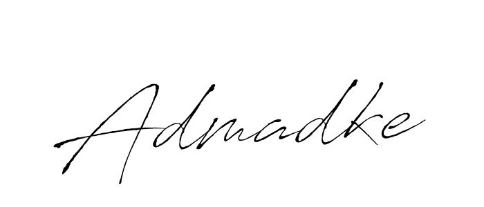 How to make Admadke name signature. Use Antro_Vectra style for creating short signs online. This is the latest handwritten sign. Admadke signature style 6 images and pictures png