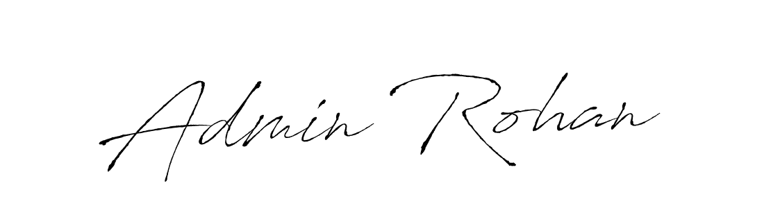 How to make Admin Rohan name signature. Use Antro_Vectra style for creating short signs online. This is the latest handwritten sign. Admin Rohan signature style 6 images and pictures png