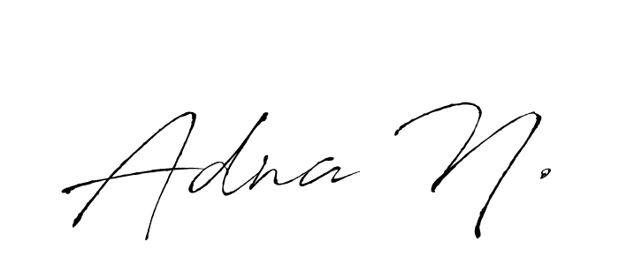 How to Draw Adna N. signature style? Antro_Vectra is a latest design signature styles for name Adna N.. Adna N. signature style 6 images and pictures png