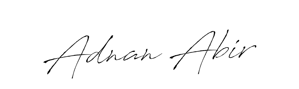 Adnan Abir stylish signature style. Best Handwritten Sign (Antro_Vectra) for my name. Handwritten Signature Collection Ideas for my name Adnan Abir. Adnan Abir signature style 6 images and pictures png