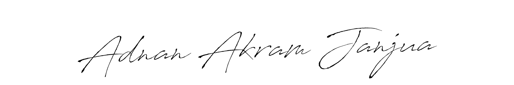 Create a beautiful signature design for name Adnan Akram Janjua. With this signature (Antro_Vectra) fonts, you can make a handwritten signature for free. Adnan Akram Janjua signature style 6 images and pictures png