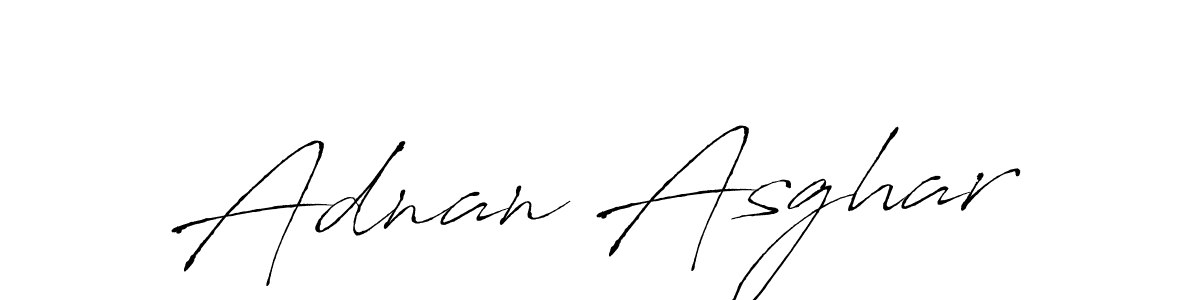 Make a beautiful signature design for name Adnan Asghar. With this signature (Antro_Vectra) style, you can create a handwritten signature for free. Adnan Asghar signature style 6 images and pictures png