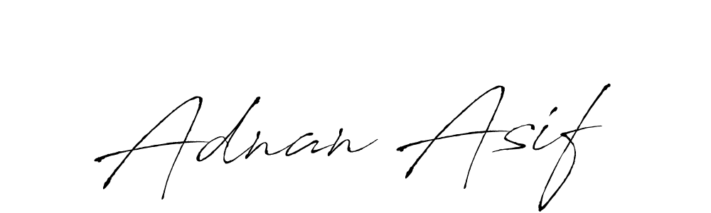 Use a signature maker to create a handwritten signature online. With this signature software, you can design (Antro_Vectra) your own signature for name Adnan Asif. Adnan Asif signature style 6 images and pictures png