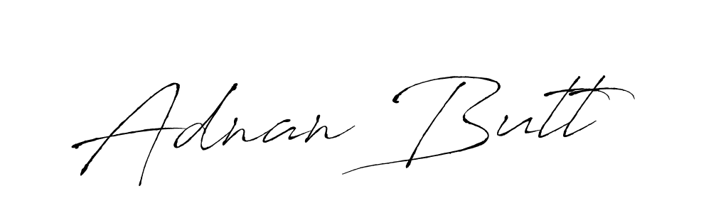 Make a beautiful signature design for name Adnan Butt. With this signature (Antro_Vectra) style, you can create a handwritten signature for free. Adnan Butt signature style 6 images and pictures png