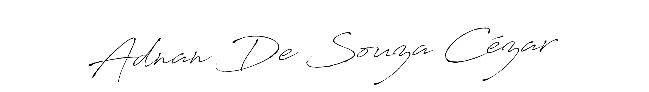 Make a beautiful signature design for name Adnan De Souza Cézar. With this signature (Antro_Vectra) style, you can create a handwritten signature for free. Adnan De Souza Cézar signature style 6 images and pictures png