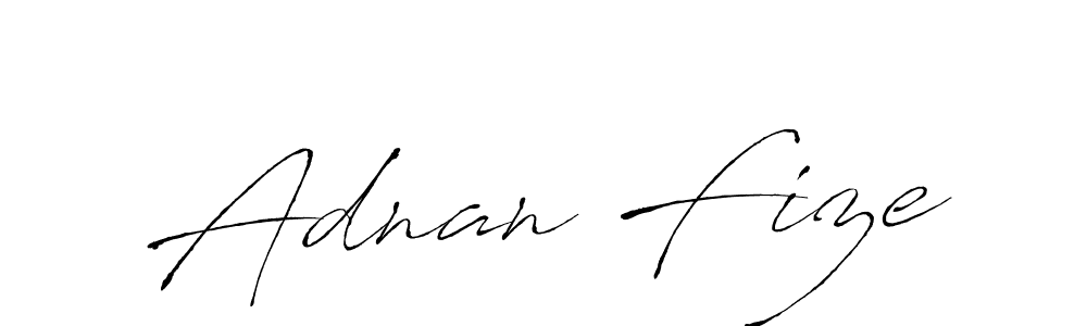 Make a beautiful signature design for name Adnan Fize. Use this online signature maker to create a handwritten signature for free. Adnan Fize signature style 6 images and pictures png