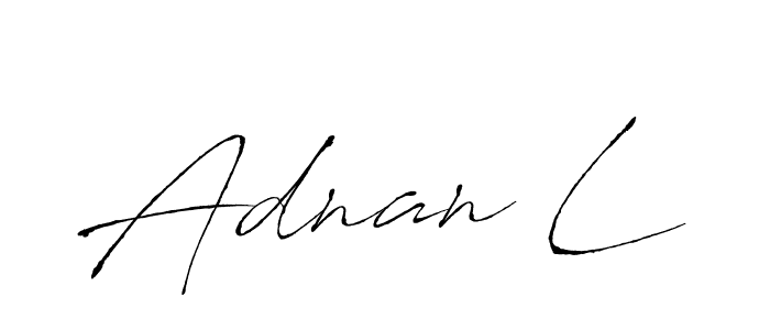 Once you've used our free online signature maker to create your best signature Antro_Vectra style, it's time to enjoy all of the benefits that Adnan L name signing documents. Adnan L signature style 6 images and pictures png