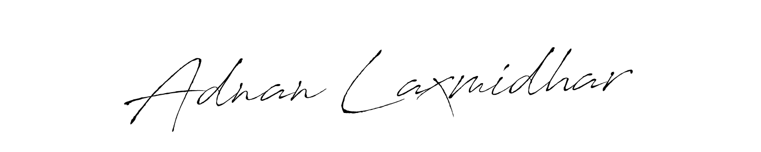 This is the best signature style for the Adnan Laxmidhar name. Also you like these signature font (Antro_Vectra). Mix name signature. Adnan Laxmidhar signature style 6 images and pictures png