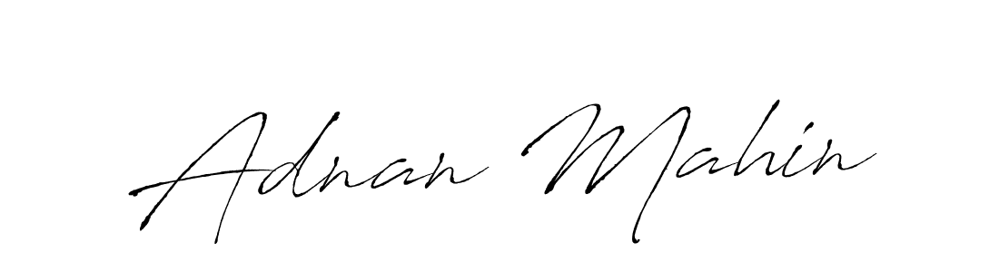 Also we have Adnan Mahin name is the best signature style. Create professional handwritten signature collection using Antro_Vectra autograph style. Adnan Mahin signature style 6 images and pictures png