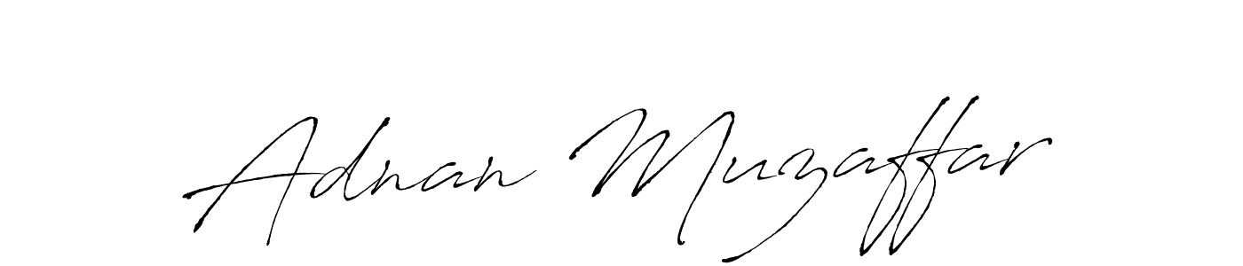 Antro_Vectra is a professional signature style that is perfect for those who want to add a touch of class to their signature. It is also a great choice for those who want to make their signature more unique. Get Adnan Muzaffar name to fancy signature for free. Adnan Muzaffar signature style 6 images and pictures png