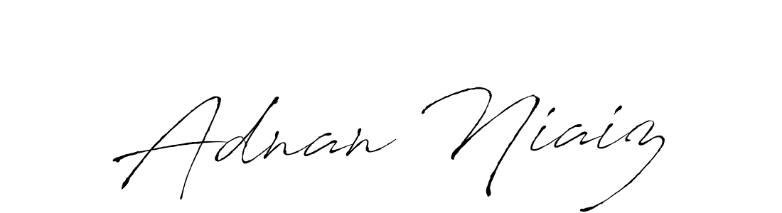 Create a beautiful signature design for name Adnan Niaiz. With this signature (Antro_Vectra) fonts, you can make a handwritten signature for free. Adnan Niaiz signature style 6 images and pictures png