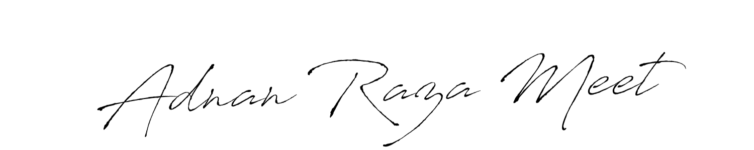 Make a short Adnan Raza Meet signature style. Manage your documents anywhere anytime using Antro_Vectra. Create and add eSignatures, submit forms, share and send files easily. Adnan Raza Meet signature style 6 images and pictures png