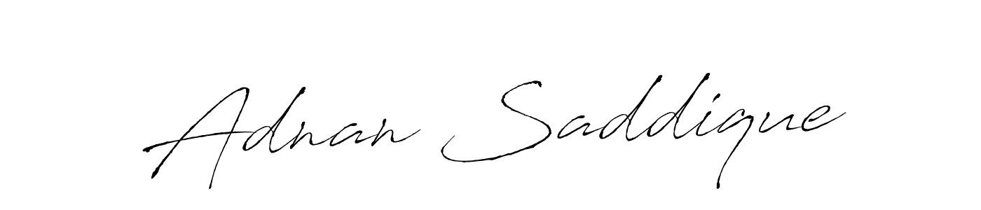 Create a beautiful signature design for name Adnan Saddique. With this signature (Antro_Vectra) fonts, you can make a handwritten signature for free. Adnan Saddique signature style 6 images and pictures png