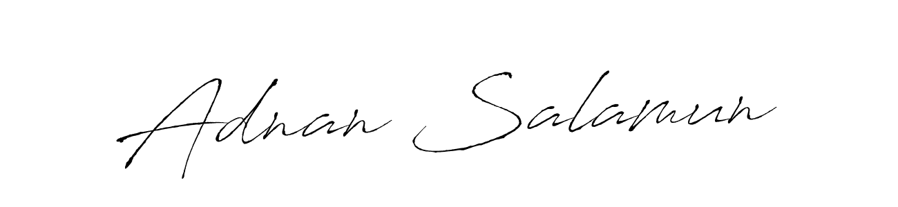 Also we have Adnan Salamun name is the best signature style. Create professional handwritten signature collection using Antro_Vectra autograph style. Adnan Salamun signature style 6 images and pictures png