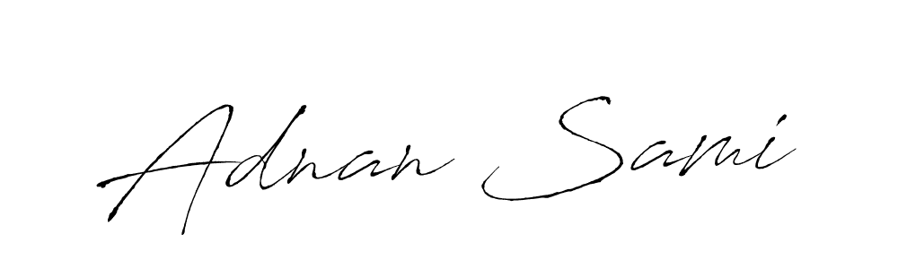 Make a beautiful signature design for name Adnan Sami. With this signature (Antro_Vectra) style, you can create a handwritten signature for free. Adnan Sami signature style 6 images and pictures png