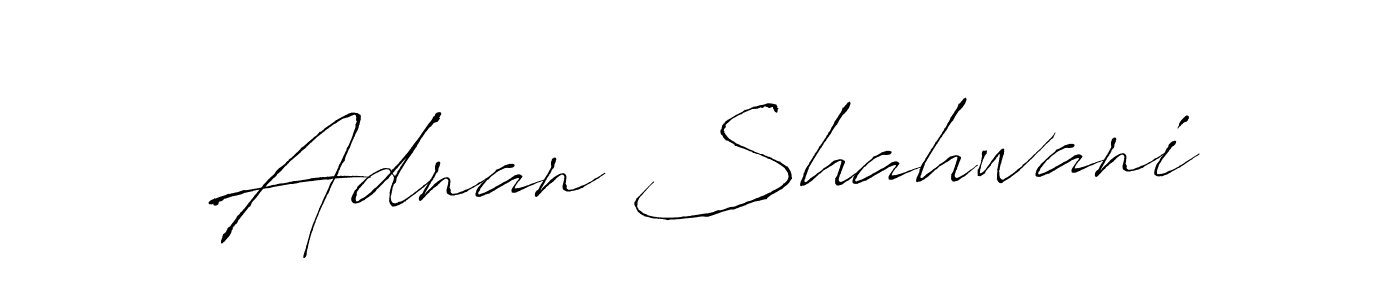 This is the best signature style for the Adnan Shahwani name. Also you like these signature font (Antro_Vectra). Mix name signature. Adnan Shahwani signature style 6 images and pictures png