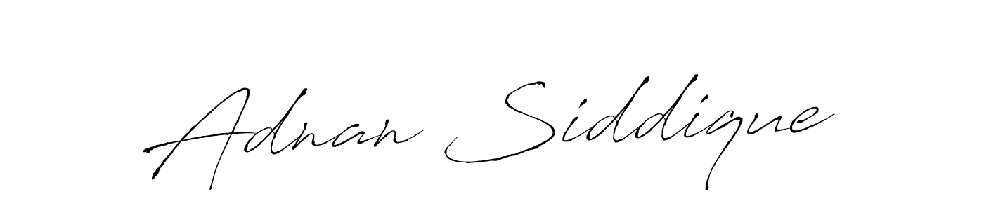 Create a beautiful signature design for name Adnan Siddique. With this signature (Antro_Vectra) fonts, you can make a handwritten signature for free. Adnan Siddique signature style 6 images and pictures png