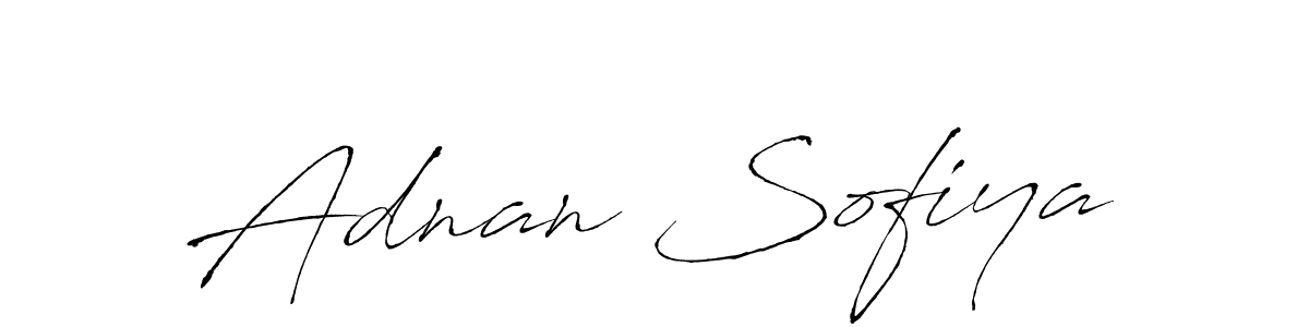 How to make Adnan Sofiya signature? Antro_Vectra is a professional autograph style. Create handwritten signature for Adnan Sofiya name. Adnan Sofiya signature style 6 images and pictures png