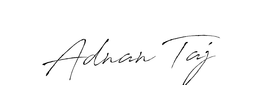 Adnan Taj stylish signature style. Best Handwritten Sign (Antro_Vectra) for my name. Handwritten Signature Collection Ideas for my name Adnan Taj. Adnan Taj signature style 6 images and pictures png