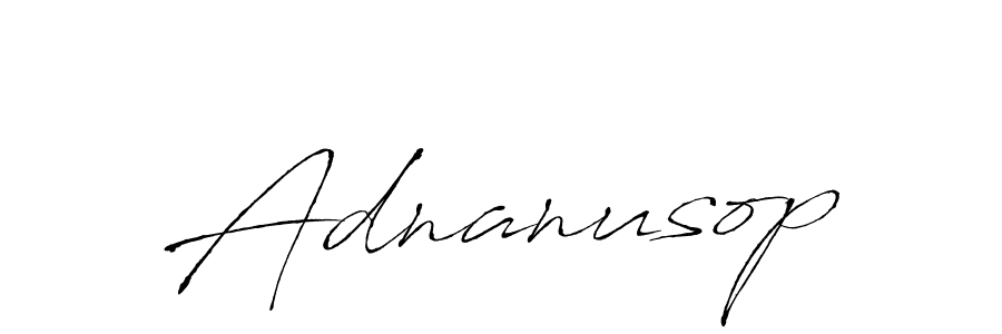 How to make Adnanusop name signature. Use Antro_Vectra style for creating short signs online. This is the latest handwritten sign. Adnanusop signature style 6 images and pictures png