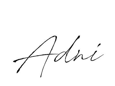 Make a beautiful signature design for name Adni. Use this online signature maker to create a handwritten signature for free. Adni signature style 6 images and pictures png