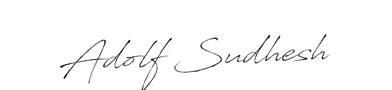 Use a signature maker to create a handwritten signature online. With this signature software, you can design (Antro_Vectra) your own signature for name Adolf Sudhesh. Adolf Sudhesh signature style 6 images and pictures png