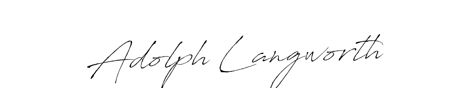 How to Draw Adolph Langworth signature style? Antro_Vectra is a latest design signature styles for name Adolph Langworth. Adolph Langworth signature style 6 images and pictures png