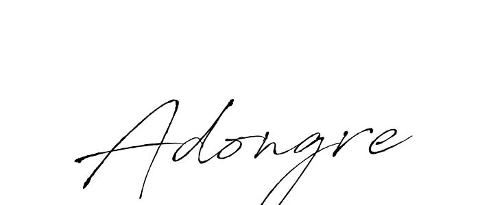 How to make Adongre signature? Antro_Vectra is a professional autograph style. Create handwritten signature for Adongre name. Adongre signature style 6 images and pictures png