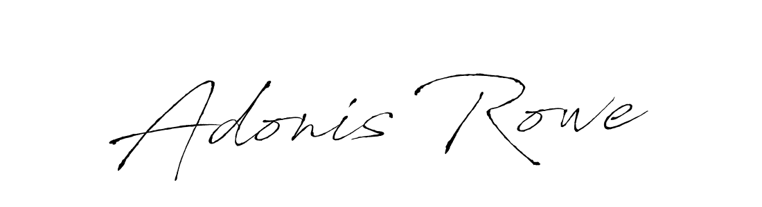 You should practise on your own different ways (Antro_Vectra) to write your name (Adonis Rowe) in signature. don't let someone else do it for you. Adonis Rowe signature style 6 images and pictures png