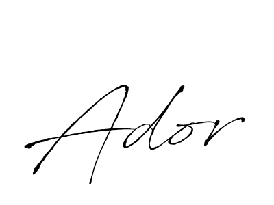Antro_Vectra is a professional signature style that is perfect for those who want to add a touch of class to their signature. It is also a great choice for those who want to make their signature more unique. Get Ador name to fancy signature for free. Ador signature style 6 images and pictures png