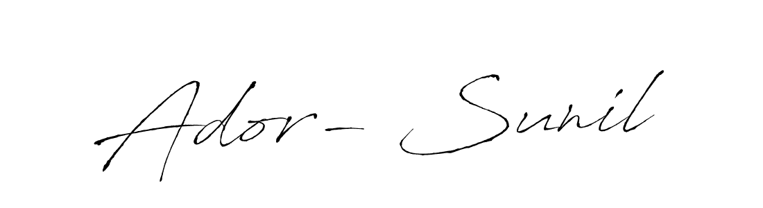 Here are the top 10 professional signature styles for the name Ador- Sunil. These are the best autograph styles you can use for your name. Ador- Sunil signature style 6 images and pictures png