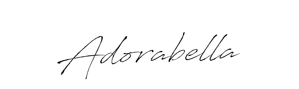 Design your own signature with our free online signature maker. With this signature software, you can create a handwritten (Antro_Vectra) signature for name Adorabella. Adorabella signature style 6 images and pictures png