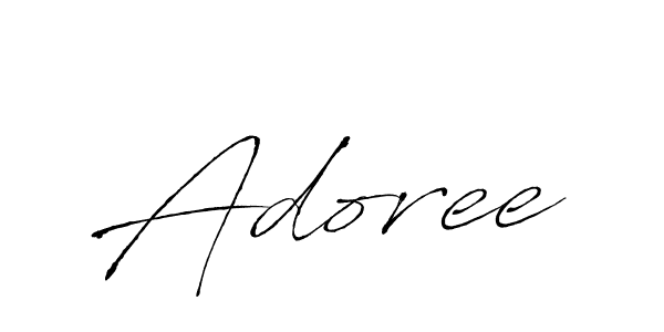 Use a signature maker to create a handwritten signature online. With this signature software, you can design (Antro_Vectra) your own signature for name Adoree. Adoree signature style 6 images and pictures png