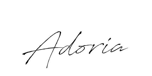 Create a beautiful signature design for name Adoria. With this signature (Antro_Vectra) fonts, you can make a handwritten signature for free. Adoria signature style 6 images and pictures png