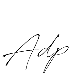 How to make Adp signature? Antro_Vectra is a professional autograph style. Create handwritten signature for Adp name. Adp signature style 6 images and pictures png