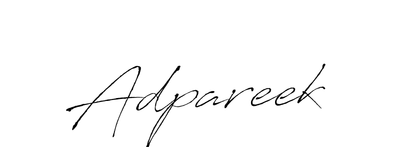 Make a beautiful signature design for name Adpareek. With this signature (Antro_Vectra) style, you can create a handwritten signature for free. Adpareek signature style 6 images and pictures png