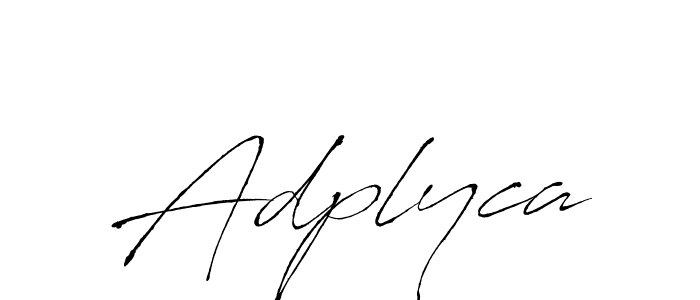 Here are the top 10 professional signature styles for the name Adplyca. These are the best autograph styles you can use for your name. Adplyca signature style 6 images and pictures png