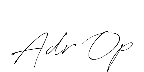 How to make Adr Op signature? Antro_Vectra is a professional autograph style. Create handwritten signature for Adr Op name. Adr Op signature style 6 images and pictures png