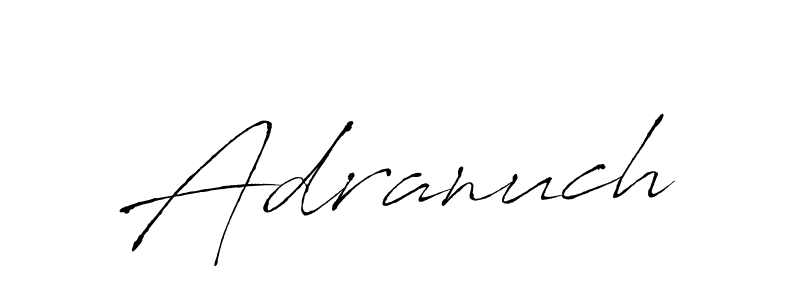 How to make Adranuch name signature. Use Antro_Vectra style for creating short signs online. This is the latest handwritten sign. Adranuch signature style 6 images and pictures png