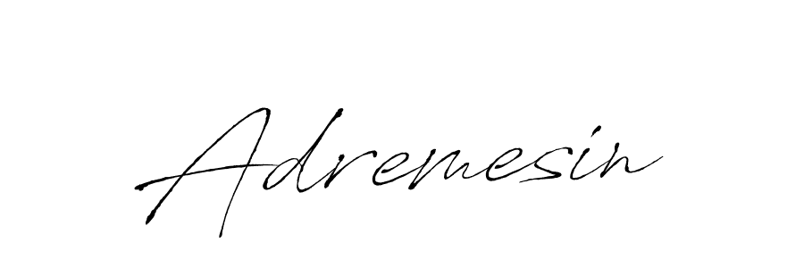 You should practise on your own different ways (Antro_Vectra) to write your name (Adremesin) in signature. don't let someone else do it for you. Adremesin signature style 6 images and pictures png