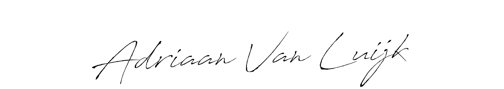 Design your own signature with our free online signature maker. With this signature software, you can create a handwritten (Antro_Vectra) signature for name Adriaan Van Luijk. Adriaan Van Luijk signature style 6 images and pictures png