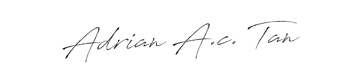 Also You can easily find your signature by using the search form. We will create Adrian A.c. Tan name handwritten signature images for you free of cost using Antro_Vectra sign style. Adrian A.c. Tan signature style 6 images and pictures png