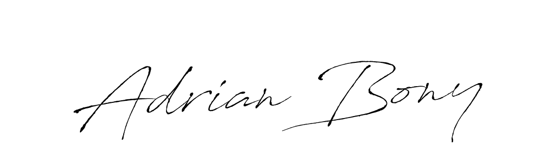 Adrian Bony stylish signature style. Best Handwritten Sign (Antro_Vectra) for my name. Handwritten Signature Collection Ideas for my name Adrian Bony. Adrian Bony signature style 6 images and pictures png