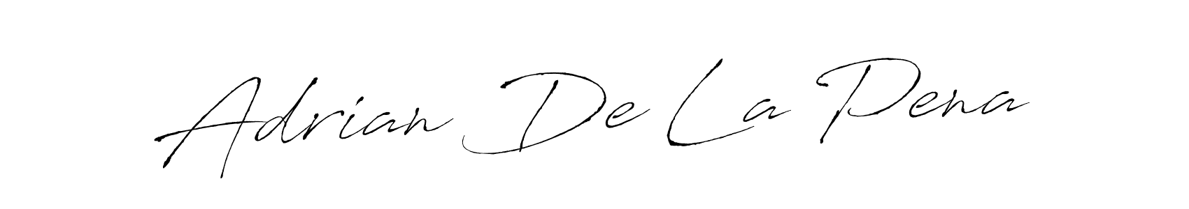 Design your own signature with our free online signature maker. With this signature software, you can create a handwritten (Antro_Vectra) signature for name Adrian De La Pena. Adrian De La Pena signature style 6 images and pictures png