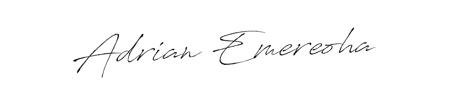 Use a signature maker to create a handwritten signature online. With this signature software, you can design (Antro_Vectra) your own signature for name Adrian Emereoha. Adrian Emereoha signature style 6 images and pictures png