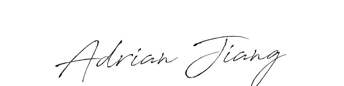 Use a signature maker to create a handwritten signature online. With this signature software, you can design (Antro_Vectra) your own signature for name Adrian Jiang. Adrian Jiang signature style 6 images and pictures png