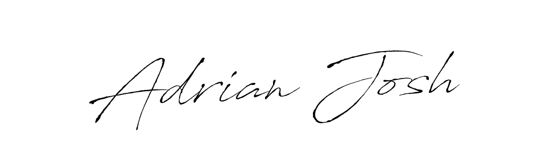 Also we have Adrian Josh name is the best signature style. Create professional handwritten signature collection using Antro_Vectra autograph style. Adrian Josh signature style 6 images and pictures png