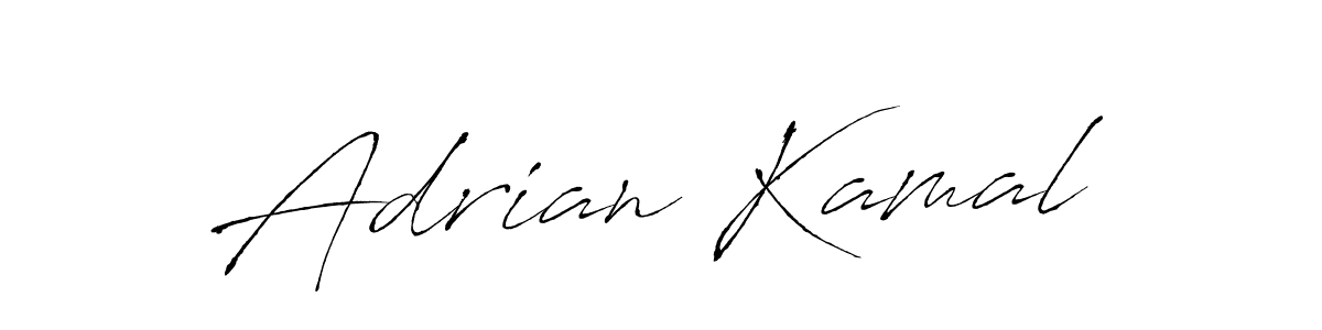 Also we have Adrian Kamal name is the best signature style. Create professional handwritten signature collection using Antro_Vectra autograph style. Adrian Kamal signature style 6 images and pictures png