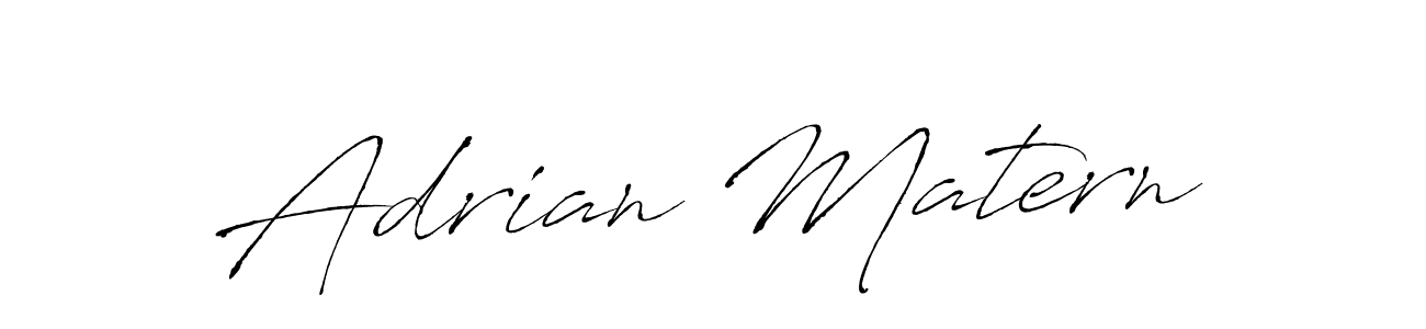 Antro_Vectra is a professional signature style that is perfect for those who want to add a touch of class to their signature. It is also a great choice for those who want to make their signature more unique. Get Adrian Matern name to fancy signature for free. Adrian Matern signature style 6 images and pictures png