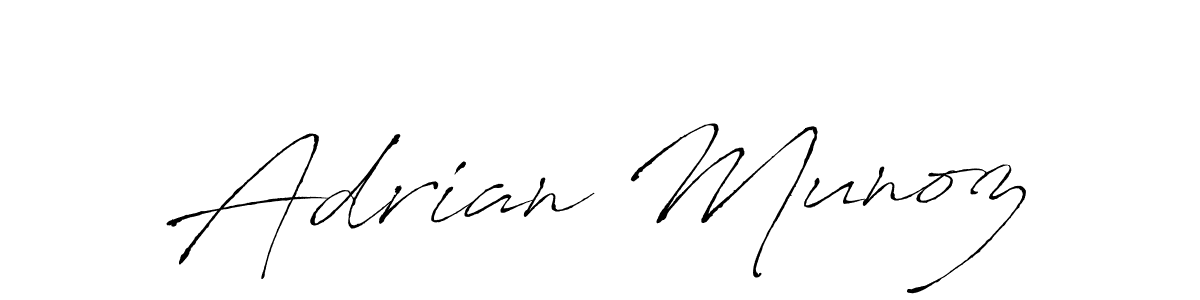 Also You can easily find your signature by using the search form. We will create Adrian Munoz name handwritten signature images for you free of cost using Antro_Vectra sign style. Adrian Munoz signature style 6 images and pictures png